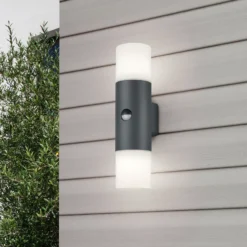 Hoosic - aplique para exterior, sensor movimiento