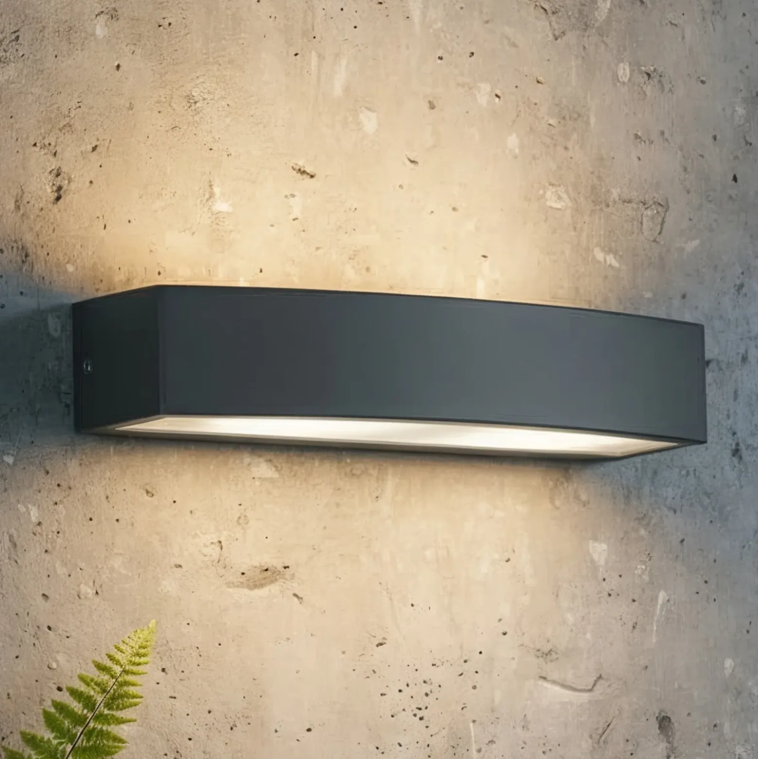 Ideal Lux Aplique para exterior Andromeda, antracita, ancho 45 cm