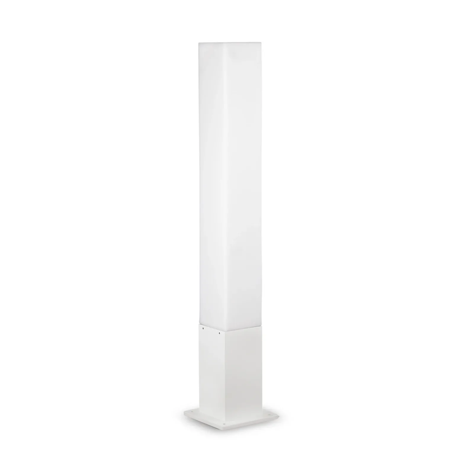 Ideal Lux Bolardo luminoso Edo square, blanco, GX53