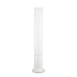 Ideal Lux bolardo luminoso Edo redondo, blanco, GX53
