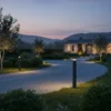 Ideal Lux Bolardo luminoso LED Boeing, altura 100 cm, antracita