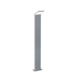 Ideal Lux bolardo luminoso LED Estilo gris altura 100 cm aluminio 3.000 K