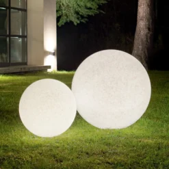 Ideal Lux Doris lámpara con pica, blanca, plástico, Ø 78 cm