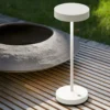 Ideal Lux LED recargable lámpara de mesa al aire libre Toffee blanco,