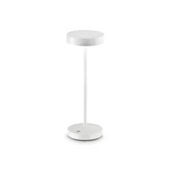 Ideal Lux LED recargable lámpara de mesa al aire libre Toffee blanco,