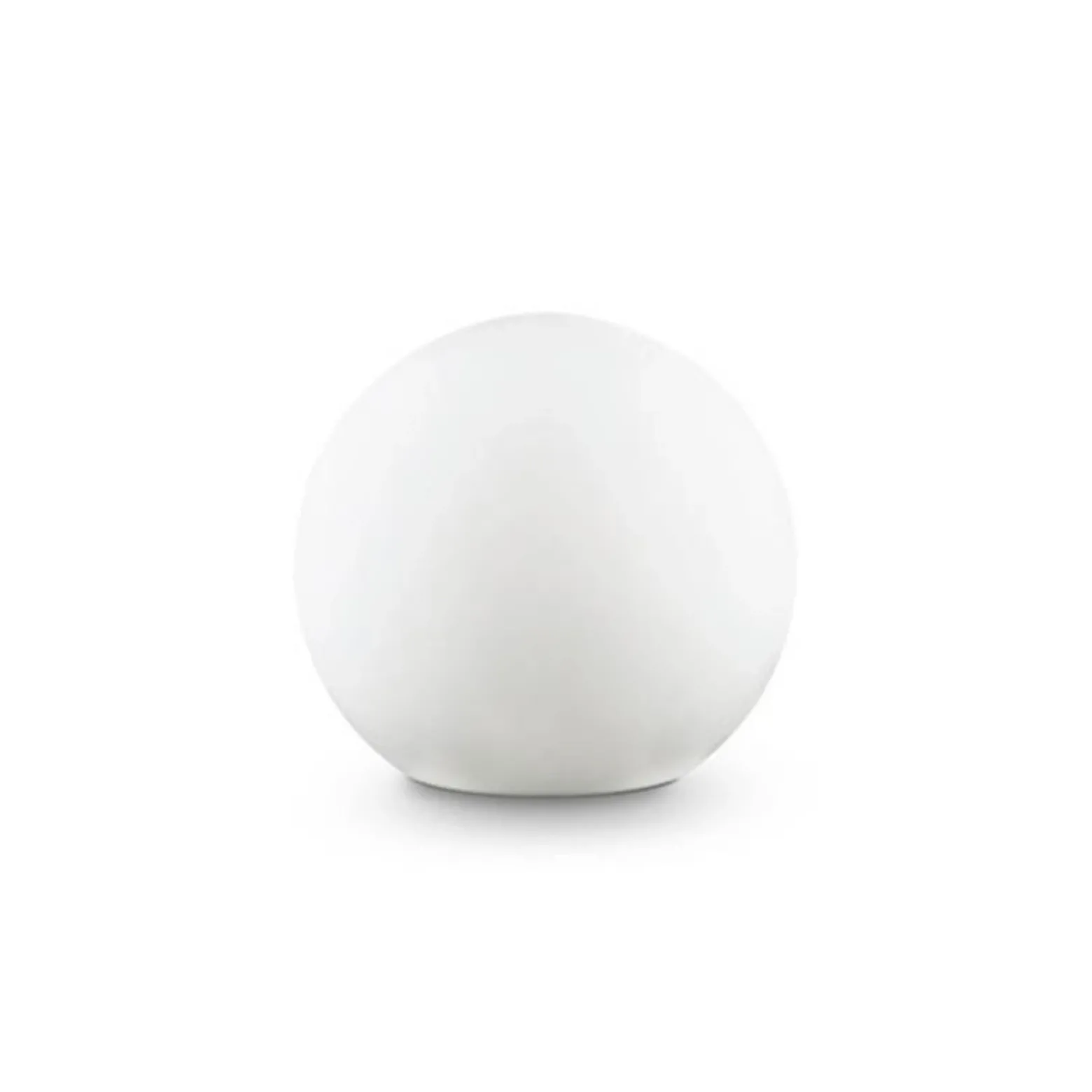 Ideal Lux Lámpara con pica para suelo Sole, blanca, plástico, Ø 30 cm