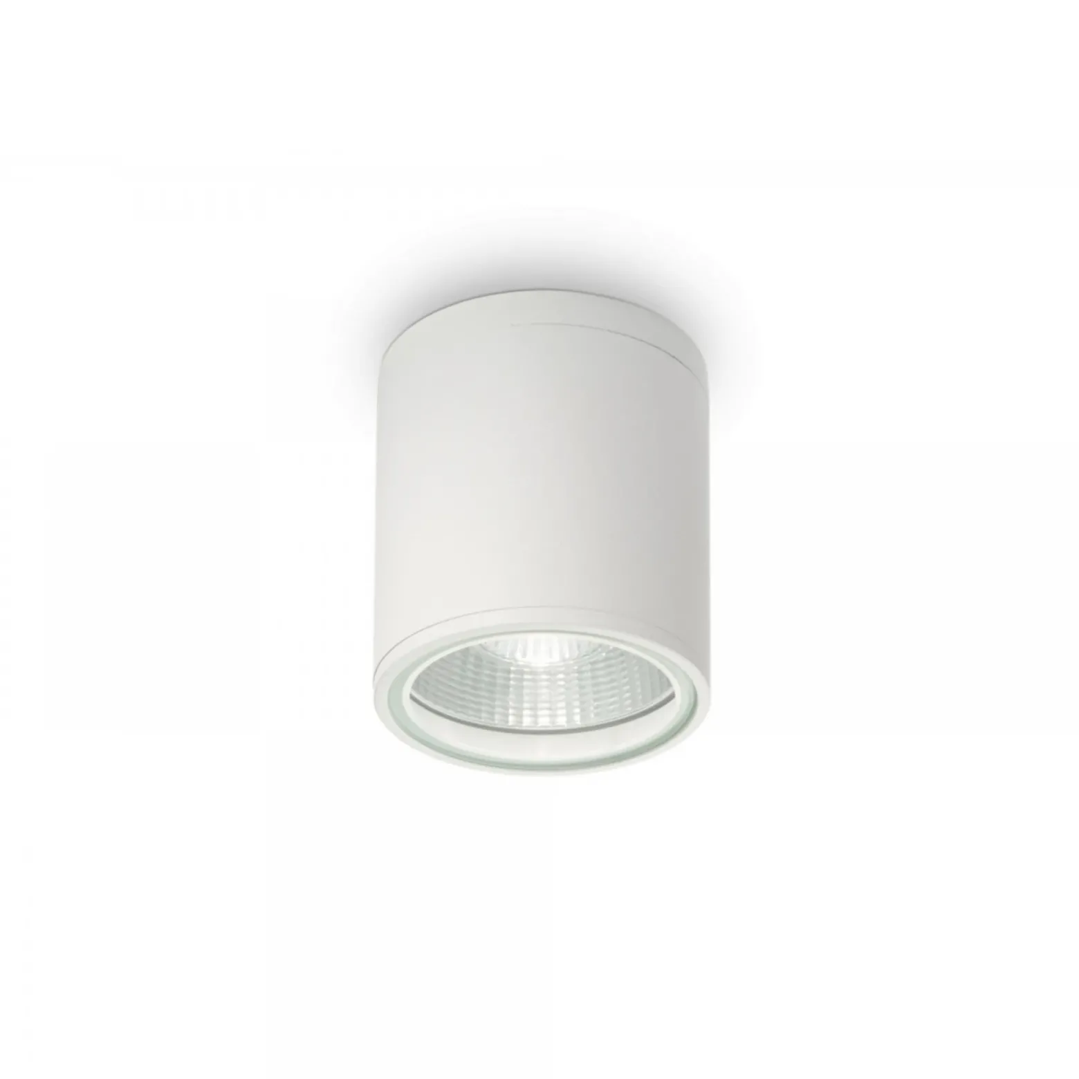 Ideal Lux plafón Gun, blanco, aluminio, IP44, GU10