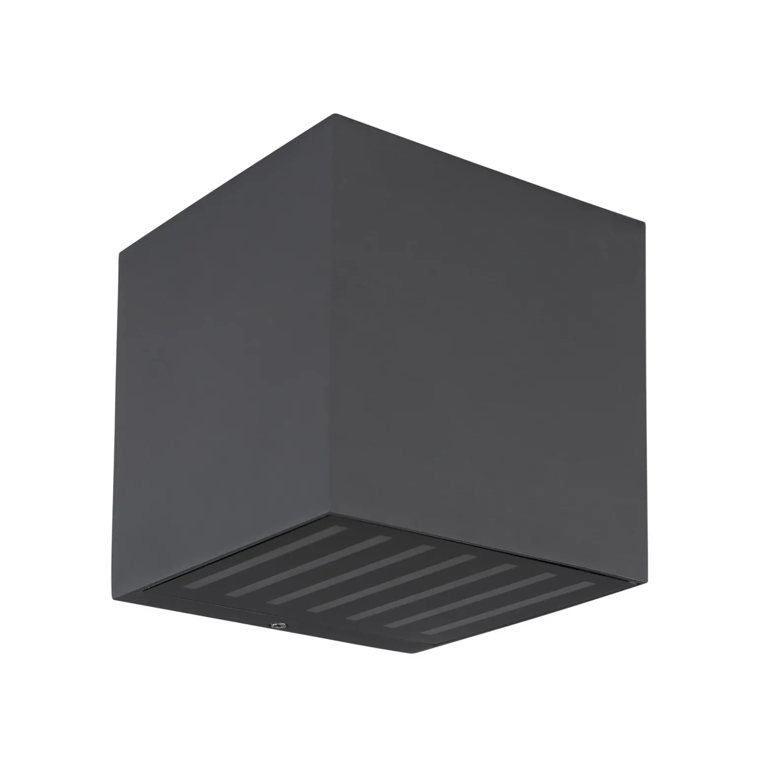 Illi Aplique para exterior LED, antracita, ancho 10 cm, aluminio, IP54