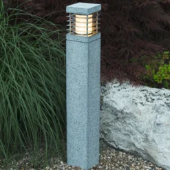 Iluminación de senderos La Mer, granito auténtico