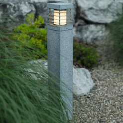 Iluminación de senderos La Mer, granito auténtico