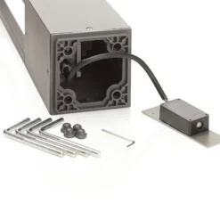 Iluminación de senderos LED Agra gris oscuro