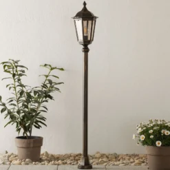 Iluminación de senderos tradicional Fabio 140 cm