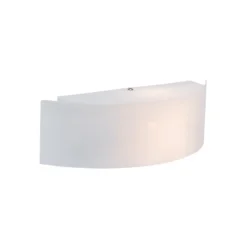 Interface aplique de exterior, blanco, ancho 31 cm, plástico