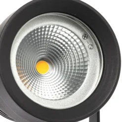 Irina foco exterior LED, piqueta de tierra, enchufe, gris, metal