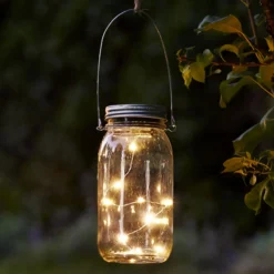 Jamjar - lámpara solar decorativa de vidrio
