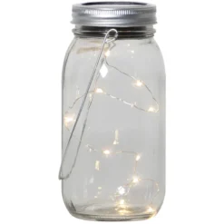 Jamjar - lámpara solar decorativa de vidrio