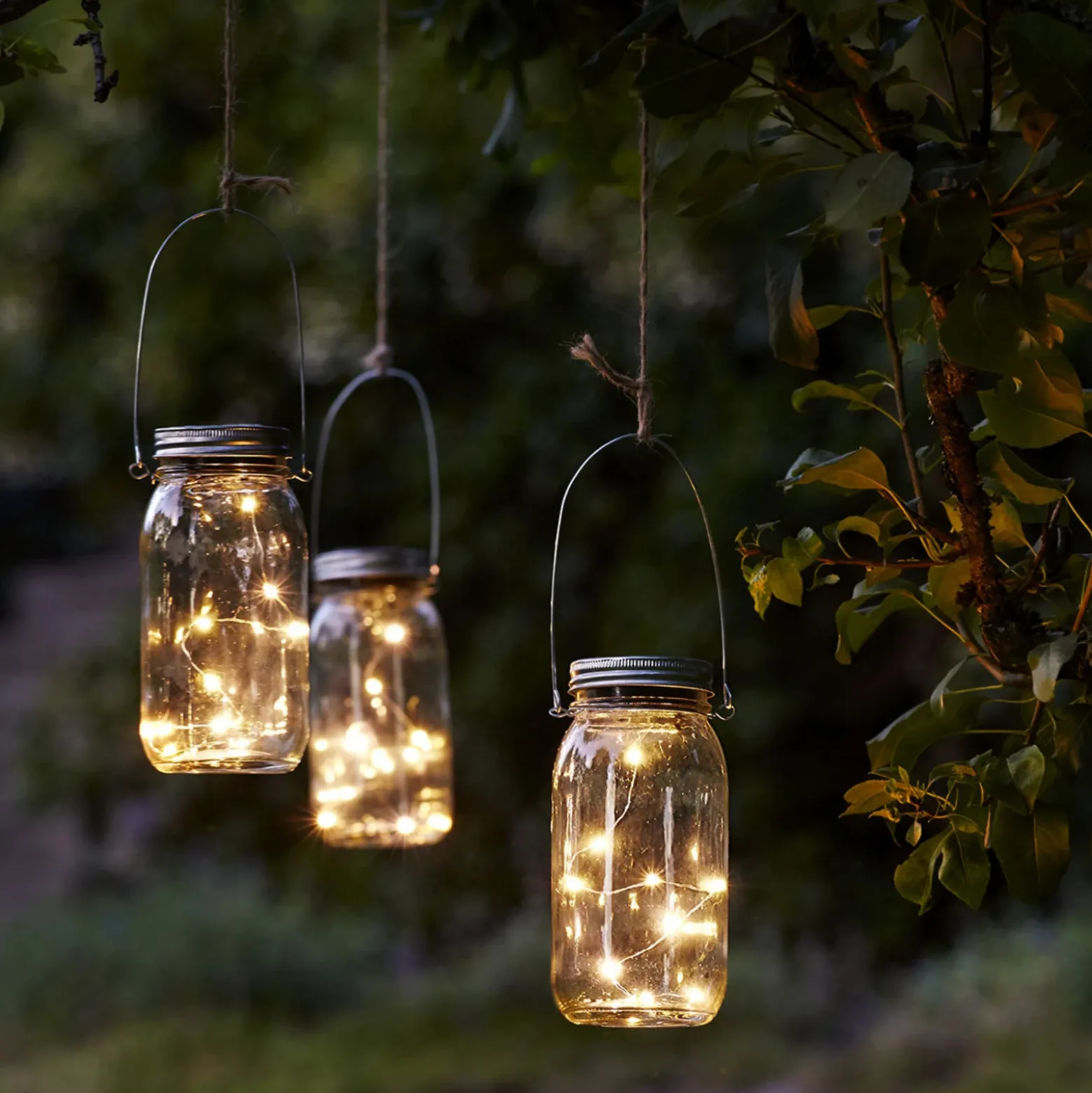 Jamjar - lámpara solar decorativa de vidrio