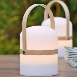 Joe lámpara de mesa LED portátil para interior y exterior