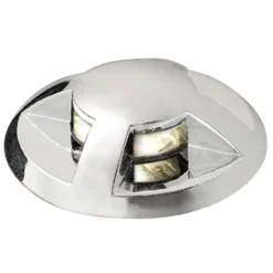 Juego de 6 focos de suelo LED empotrables, modelo Mini, con diseño abombado
