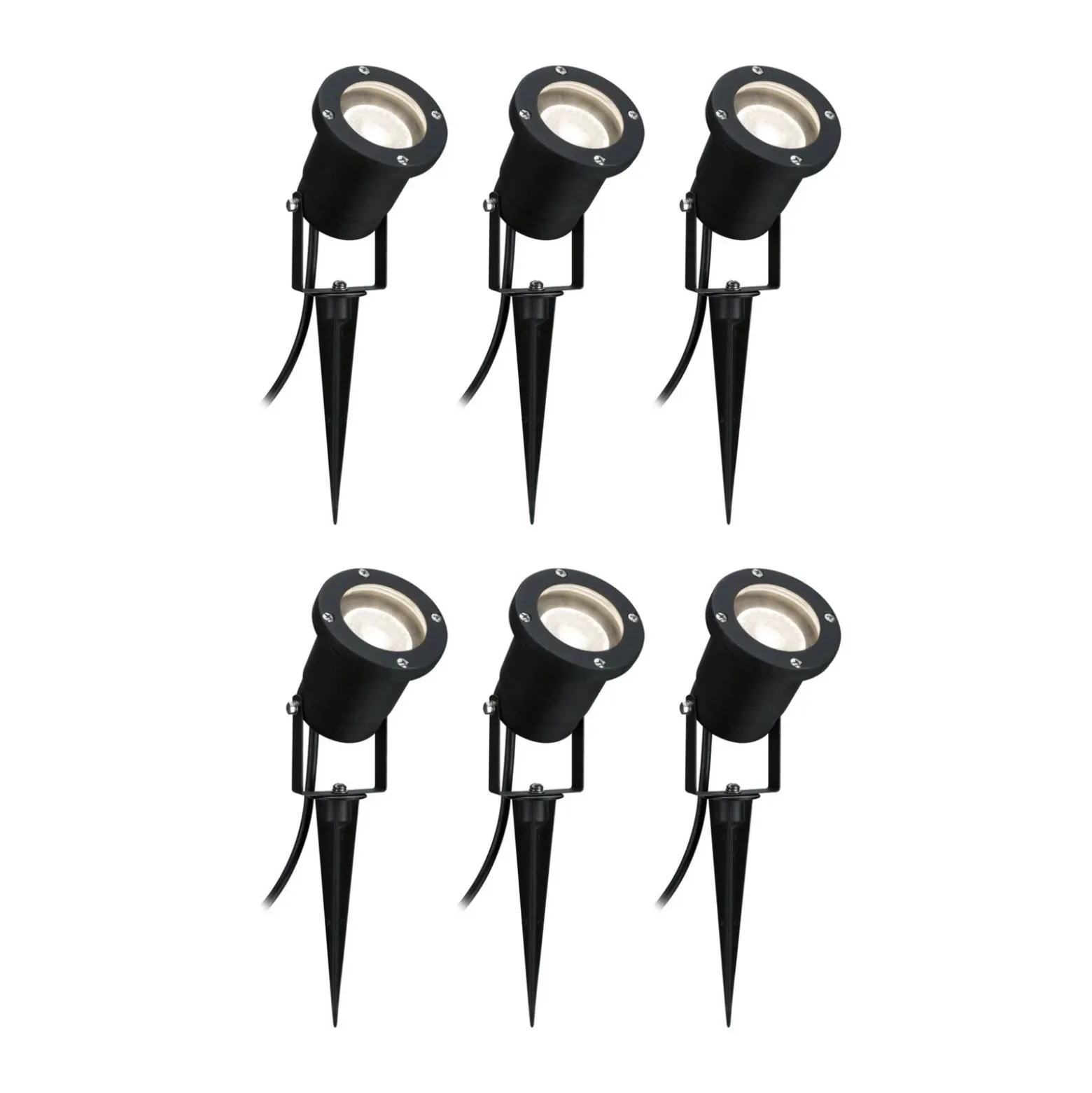 Juego de 6 focos LED con pica para suelo Paulmann Special Line