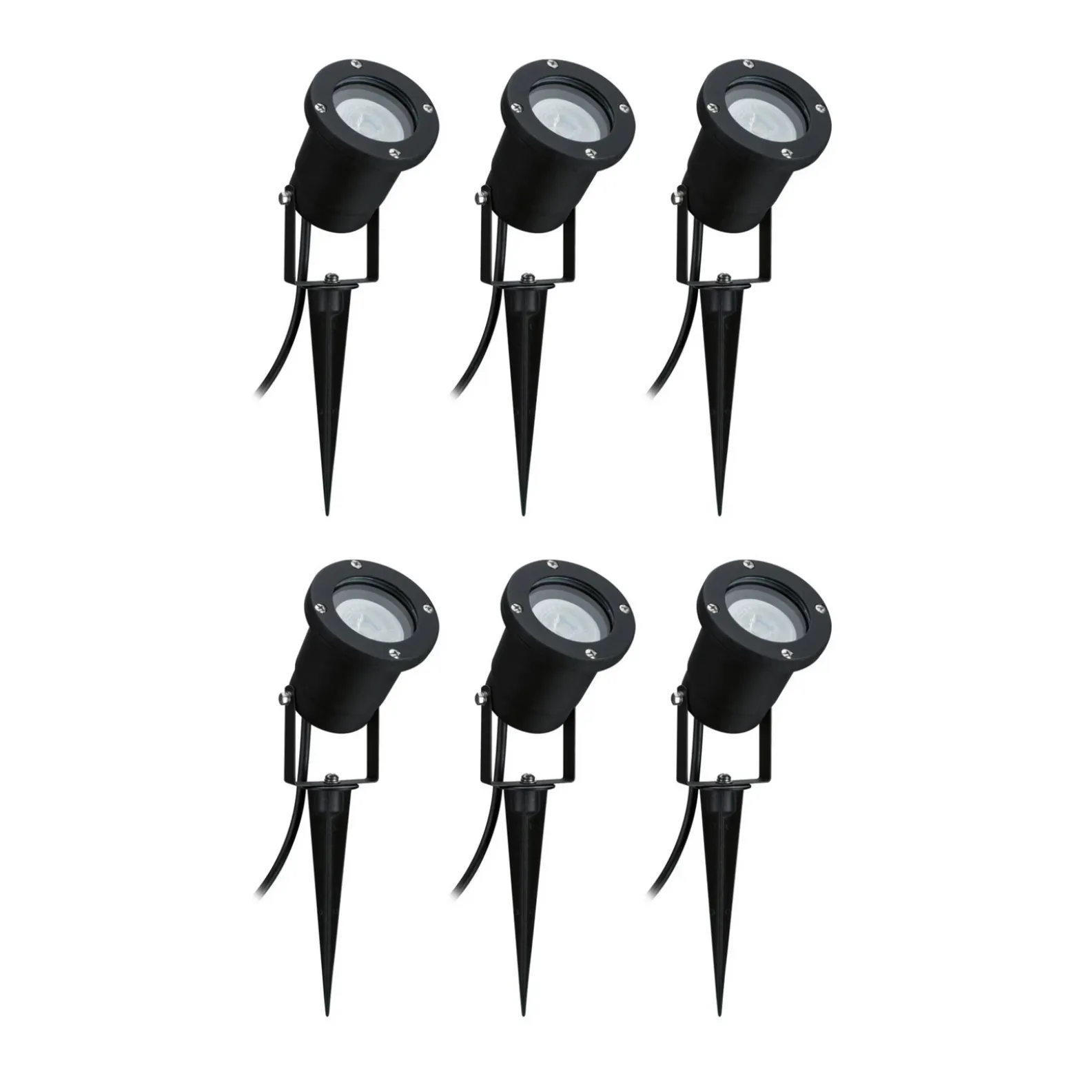 Juego de 6 focos LED con pica para suelo Paulmann Special Line