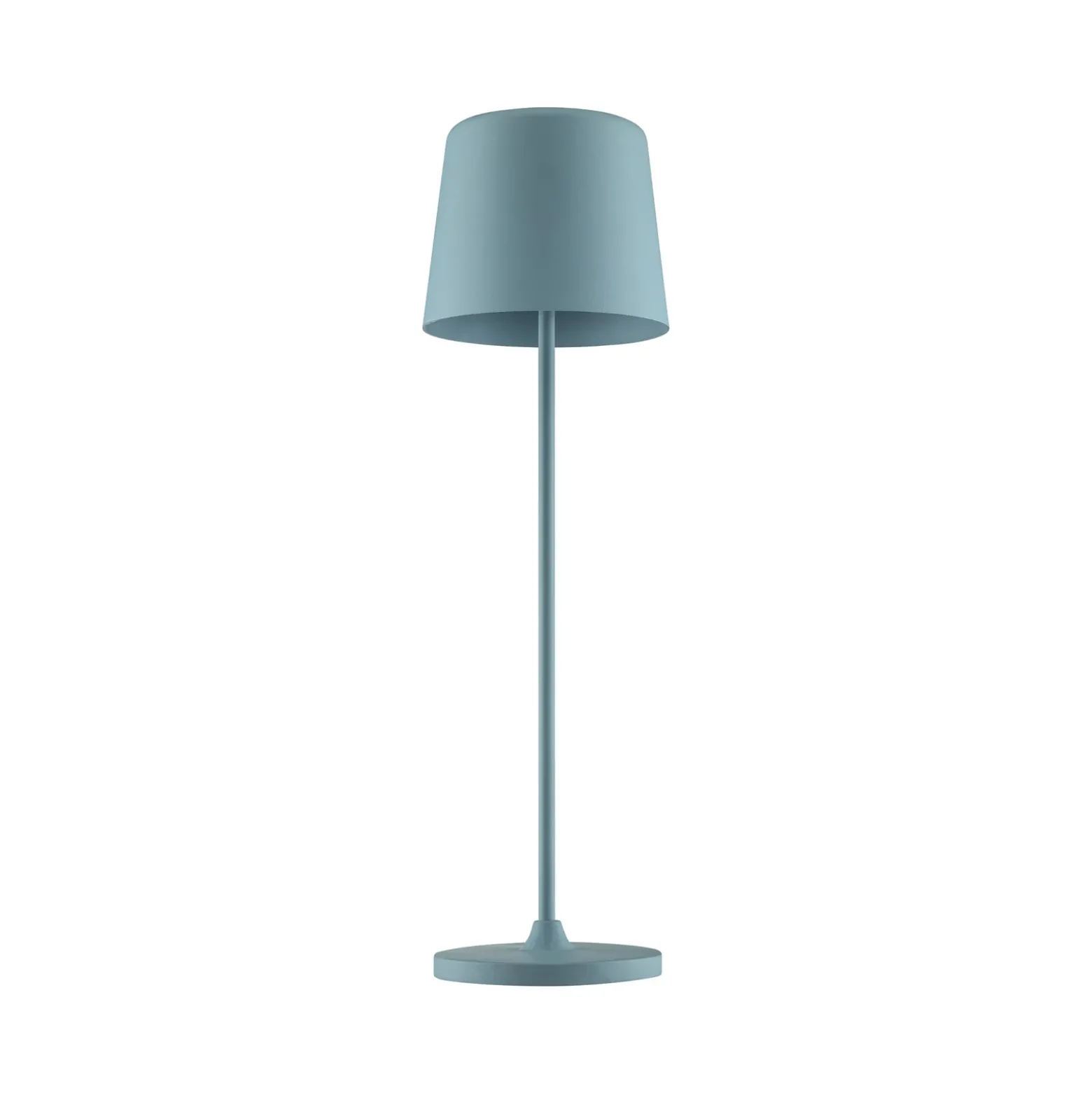 Kaami lámpara de mesa LED recargable, atenuable, azul claro