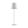 Kaami lámpara de mesa LED recargable, atenuable blanco mate