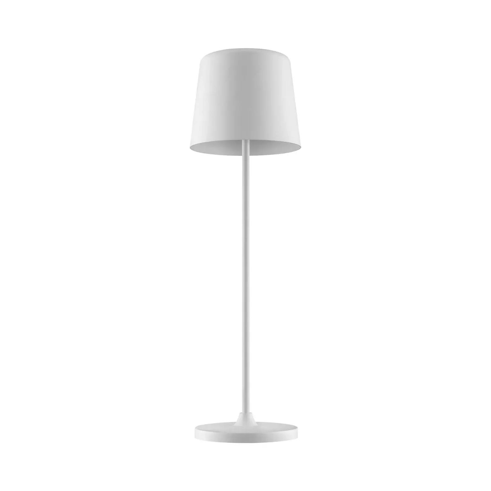Kaami lámpara de mesa LED recargable, atenuable blanco mate