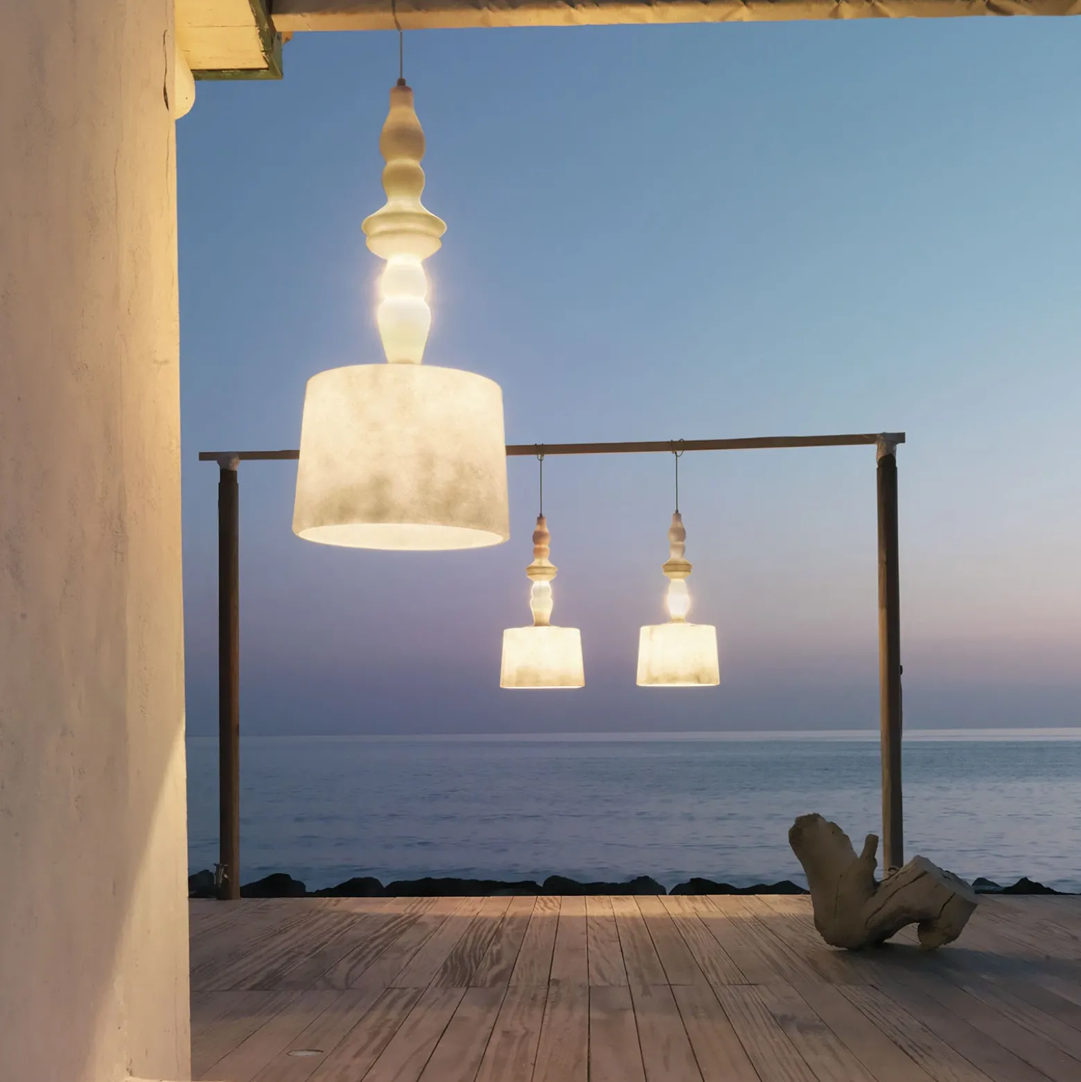 Karman Alibabig lámpara colgante LED, Ø 50 cm
