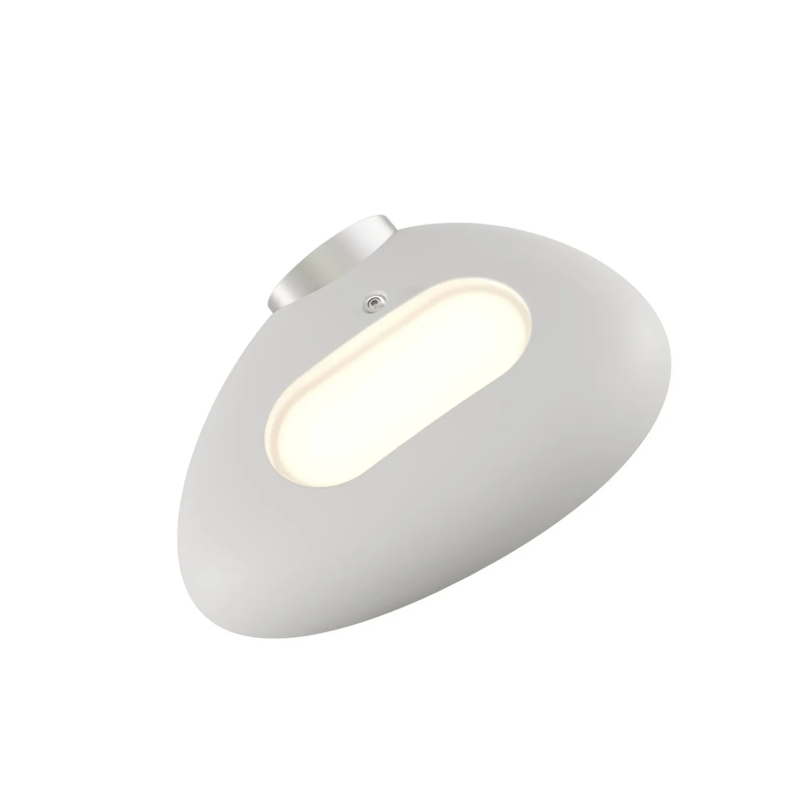 Karman aplique LED para exterior Flò blanco 16 x 12 cm resina IP55
