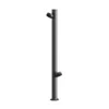 Karman bolardo luminoso LED Jaco, 84,3 cm, aluminio marrón 2 luces.
