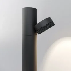Karman bolardo luminoso LED Jaco, 54,3 cm, aluminio marrón 2 luces.