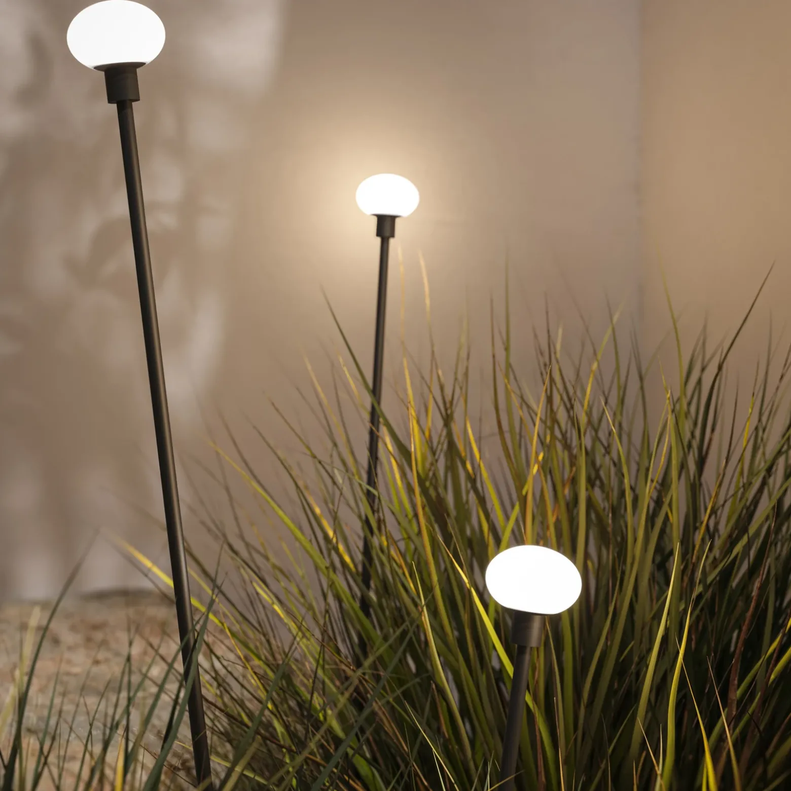 Karman Bolardo luminoso LED MINUIT, altura 210 cm, negro, IP65