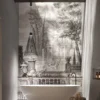 Karman lámpara colgante exterior LED Ikonika, negro, Ø 40 cm, IP55