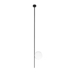 Karman lámpara de techo para exterior Atmosphere negro 133 cm plástico