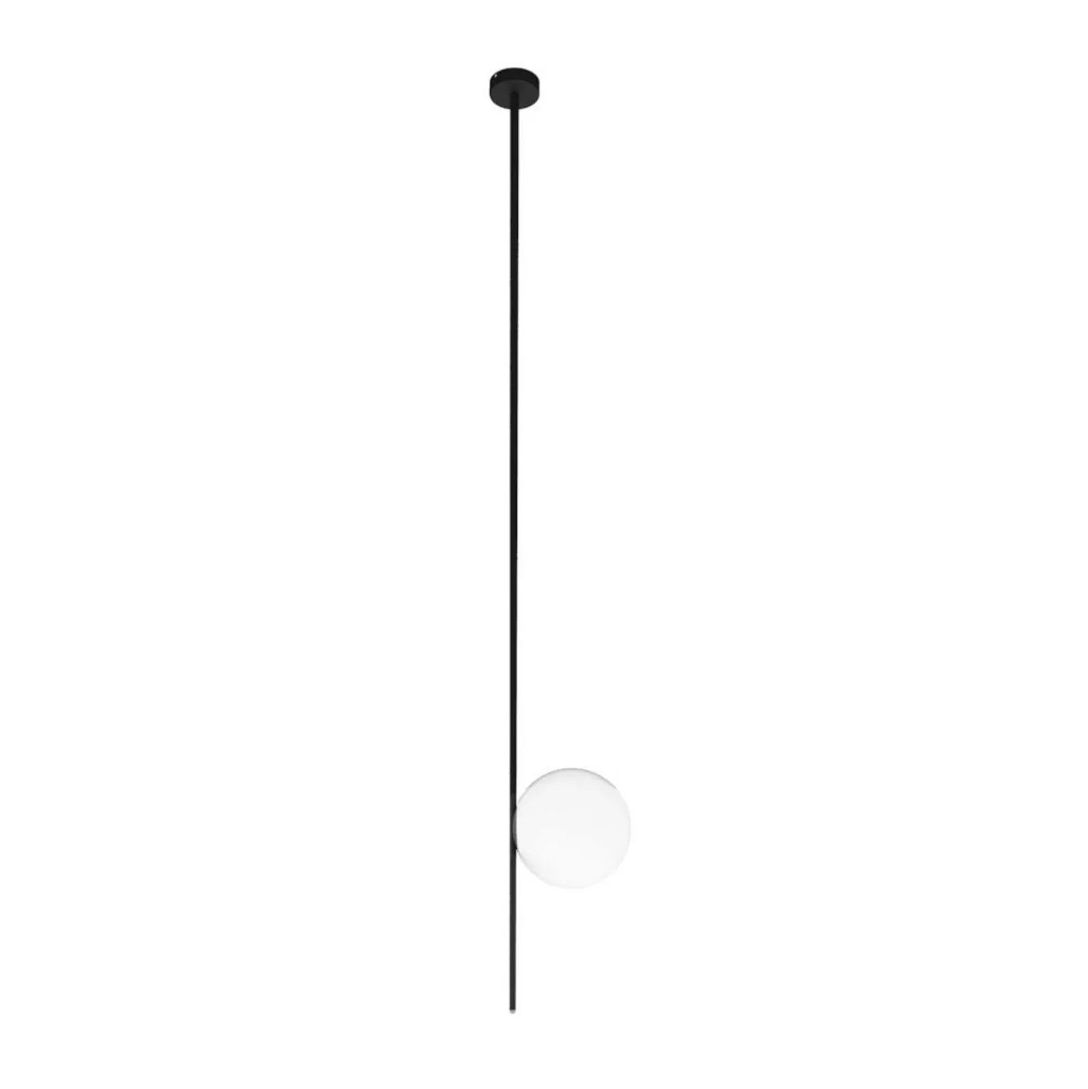 Karman lámpara de techo para exterior Atmosphere negro 133 cm plástico