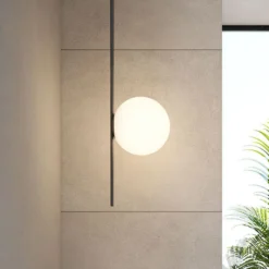 Karman lámpara de techo para exterior Atmosphere negro 133 cm plástico