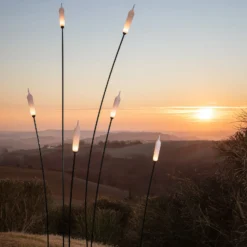 Karman Nilo lámpara de pie LED exterior alto 150cm