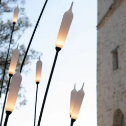 Karman Nilo lámpara de pie LED exterior alto 220cm