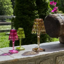Kartell Big Battery - lámpara de mesa IP54, cola