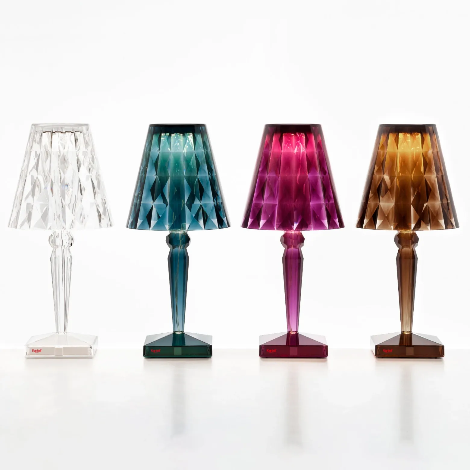 Kartell Big Battery - lámpara de mesa IP54, cola