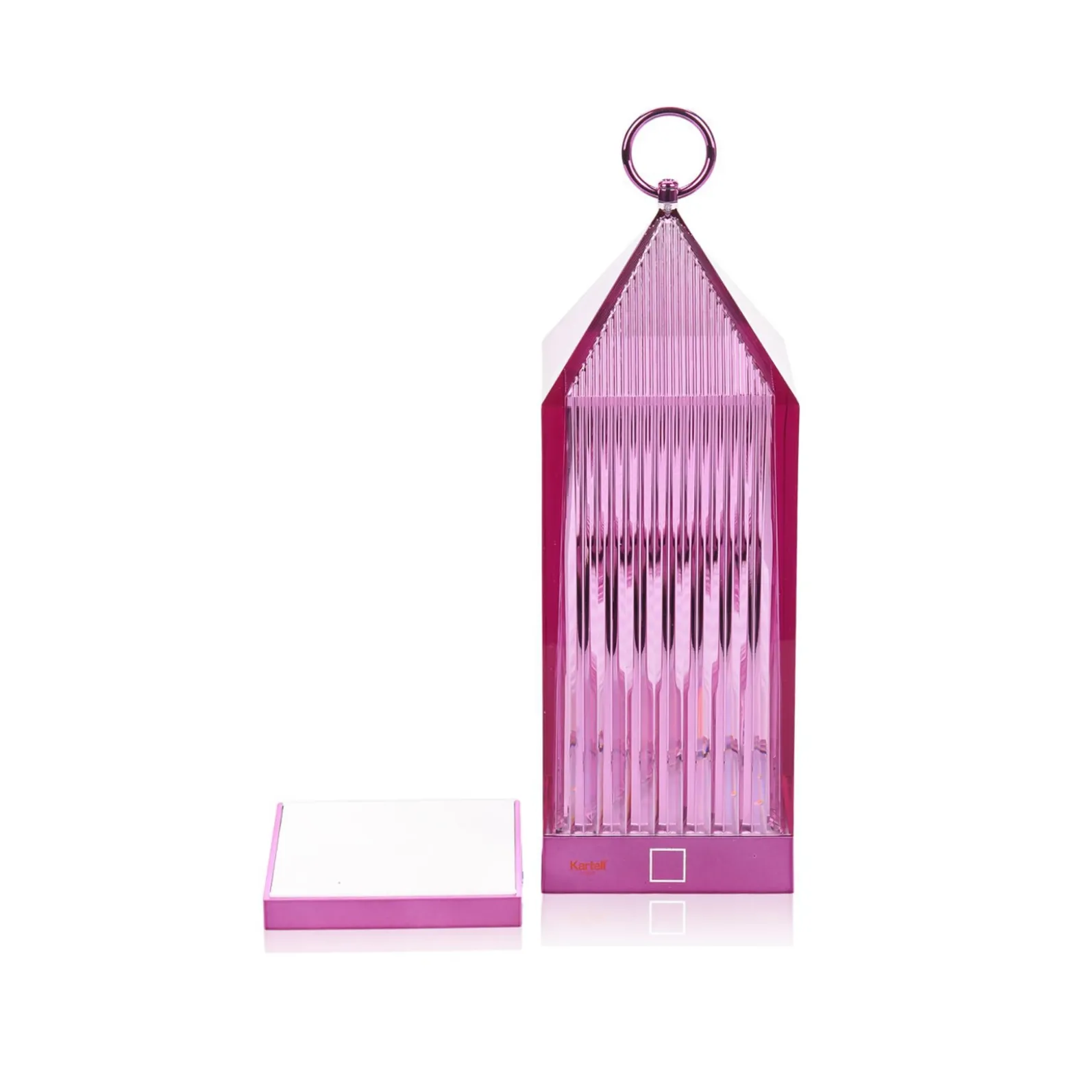 Kartell Lantern lámpara de mesa LED, lila IP54