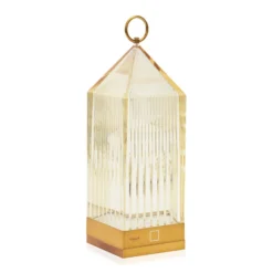 Kartell Lantern lámpara de mesa LED, ámbar IP54