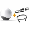 Kit de inicio STEINEL Sphera C blanco/antracita 40 cm RGBWW IP65