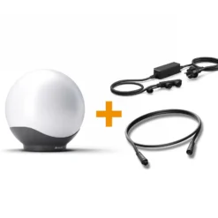 Kit de inicio STEINEL Sphera C blanco/antracita 30 cm RGBWW, IP65