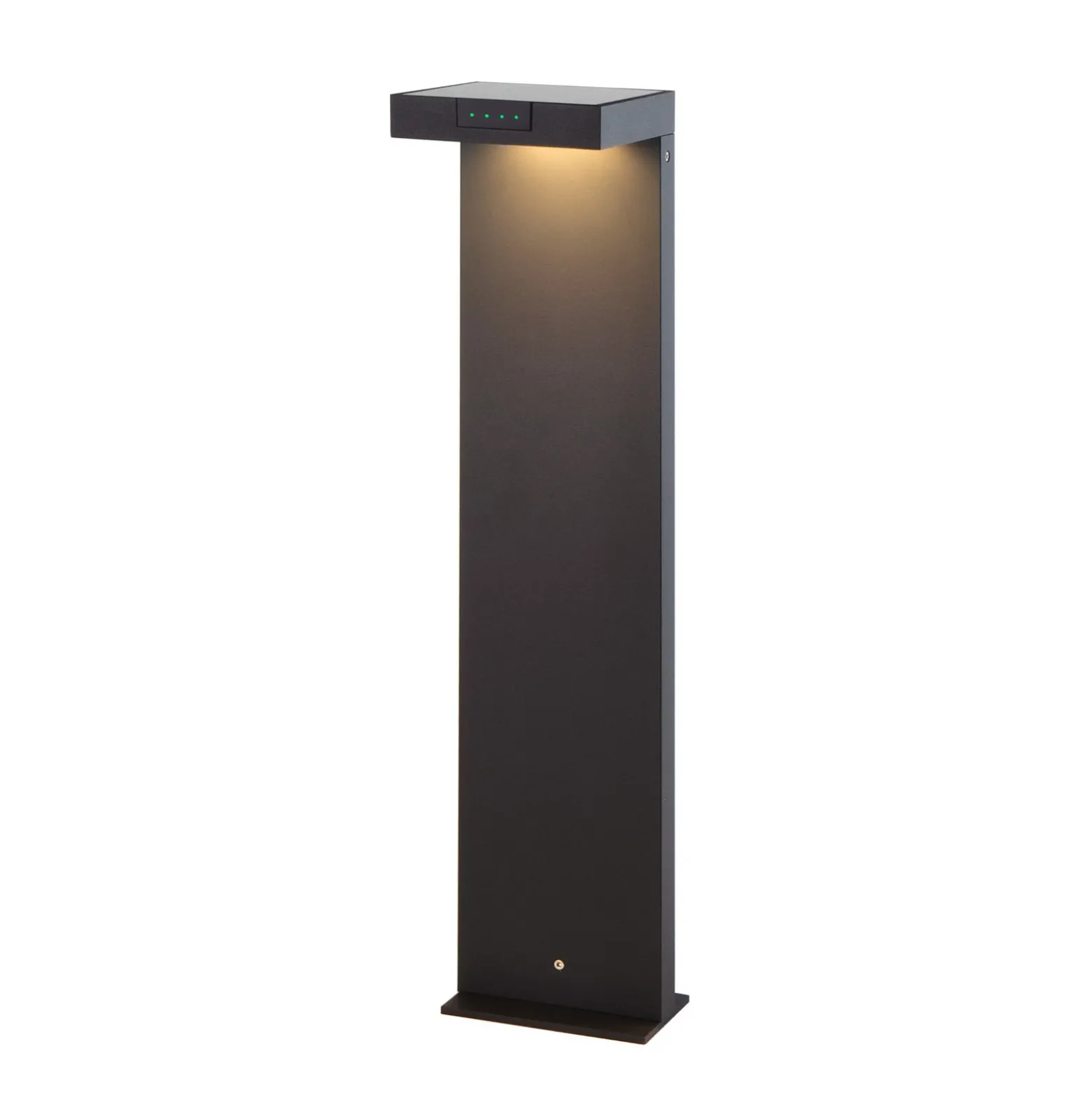 KLEWE Lámpara LED solar ALA GROUND MAXI, antracita, 65 cm, IP65