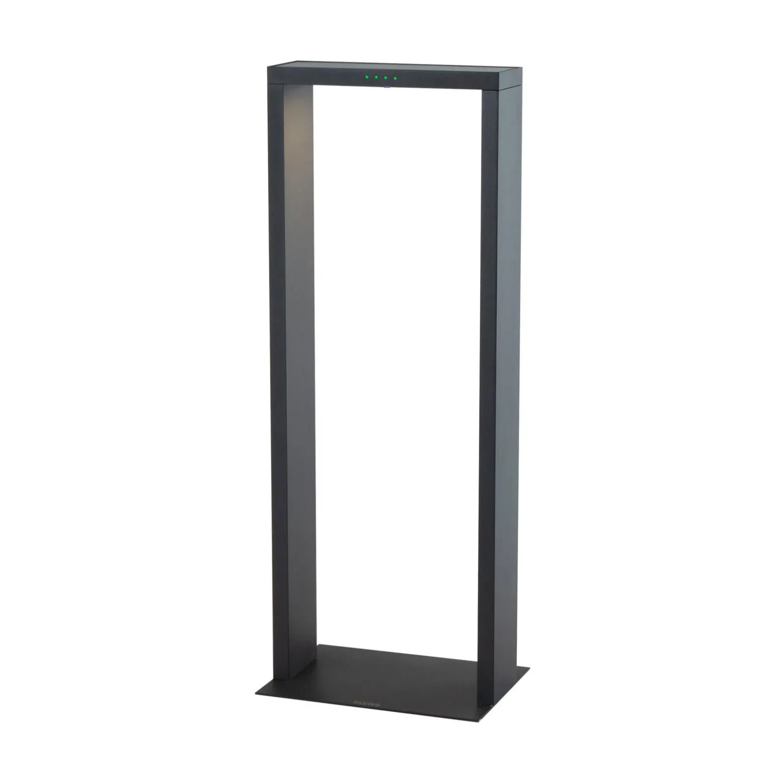 KLEWE Lámpara LED solar AXIS MAXI, antracita, 65 cm, aluminio, IP65