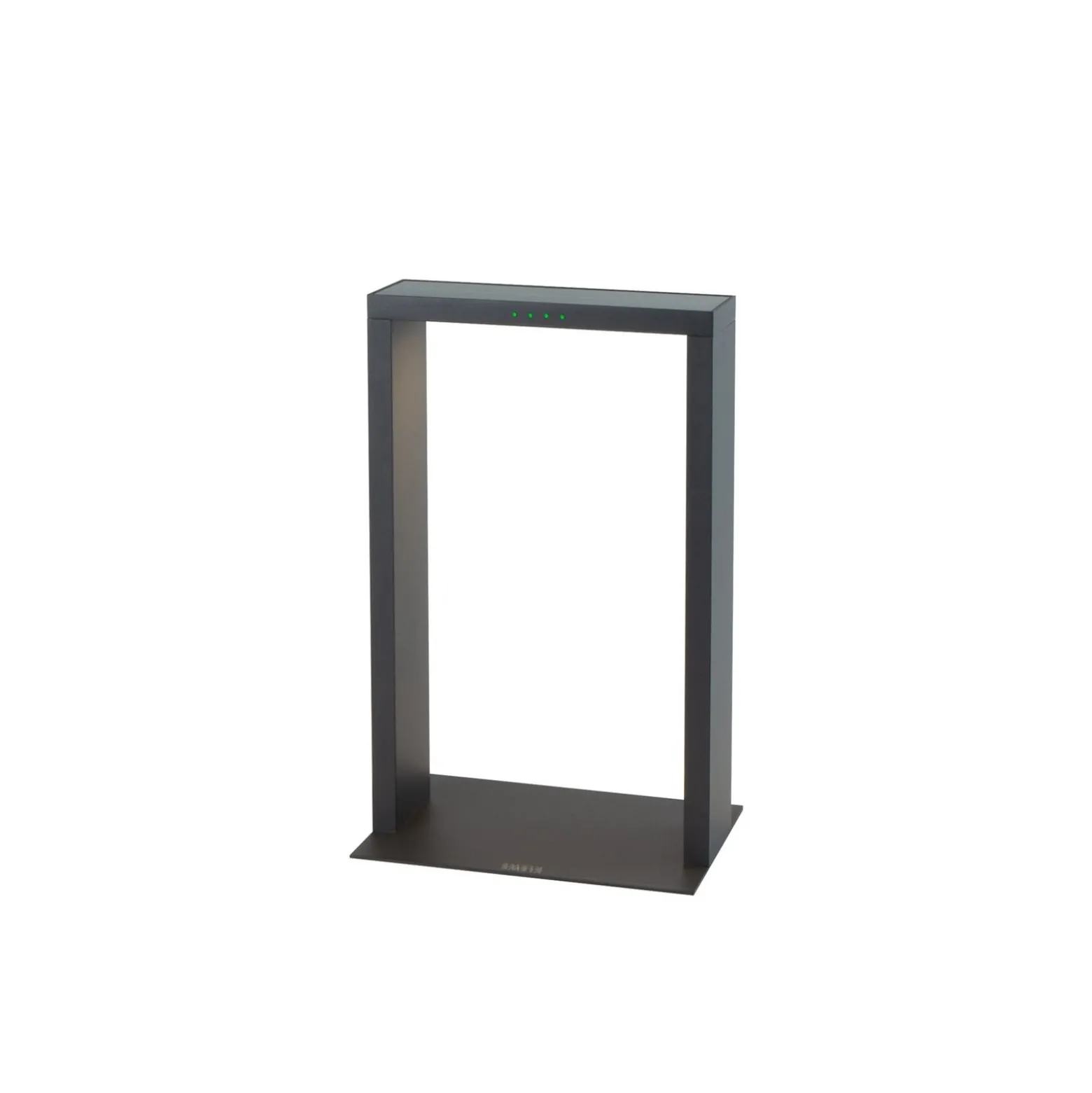 KLEWE Lámpara LED solar AXIS MINI, antracita, 40 cm, aluminio, IP65