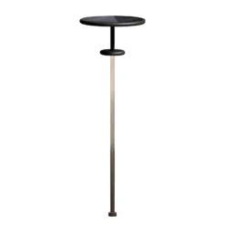KLEWE Lámpara LED solar PLANET B antracita 160 cm con piqueta IP65