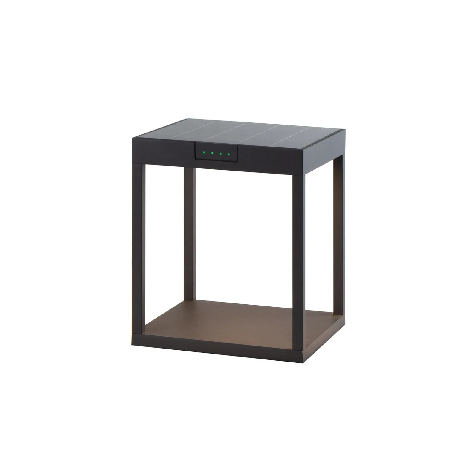 KLEWE Lámpara LED solar RADIA GROUND, antracita, 25 cm aluminio IP65